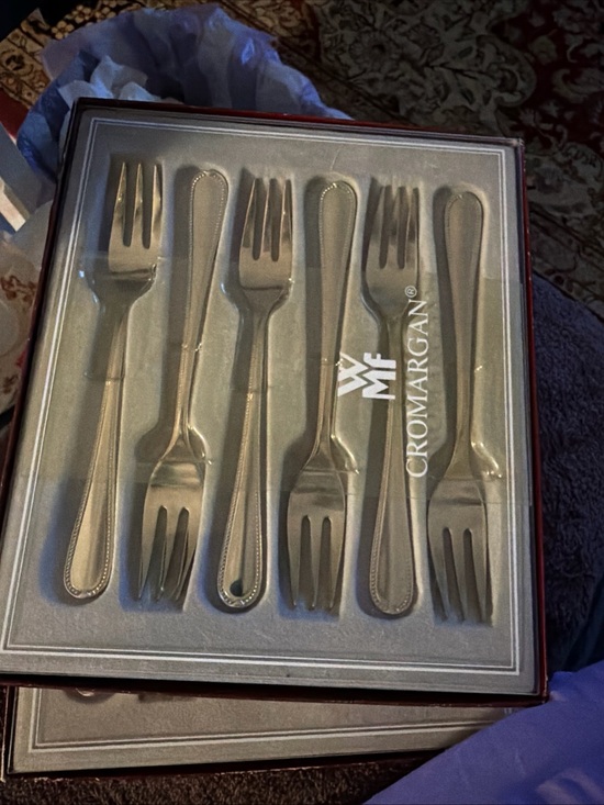 Wmf Other - Cromargan Stainless Steel Appetizer Fork Set - Silver